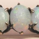 Antique Victorian 10k Rose Gold Opal Ring