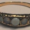 Ladies Victorian Style 10K Gold Opal Ring