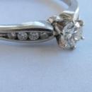 14K WHITE GOLD .75 CT DIAMOND SOLITAIRE RING