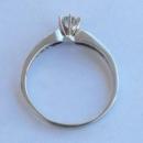 14K WHITE GOLD .75 CT DIAMOND SOLITAIRE RING