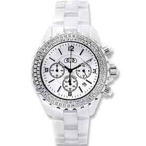 Ceramic Couture™ Watch with CZ's