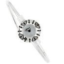 Kera™ Bead Watch Heart Pattern with Black Enamel