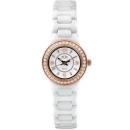 Ceramic Couture™ Rose Gold Immersion Plated Watch with CZ's