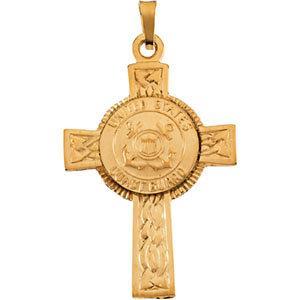 U.S. Coast Guard Cross Pendant