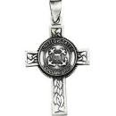 U.S. Coast Guard Cross Pendant, Sterling Silver