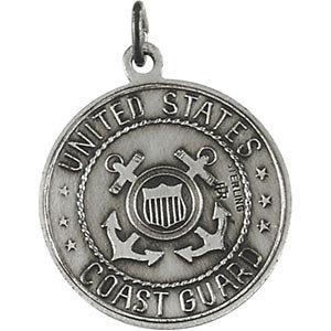Saint Christopher U.S. Coast Guard Medal, Sterling Silver