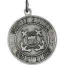 Saint Christopher U.S. Coast Guard Medal, Sterling Silver