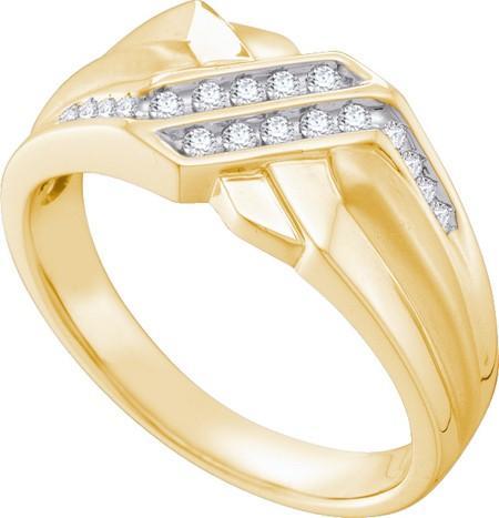 0.19CTW DIAMOND FASHION MENS RING