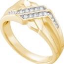 0.19CTW DIAMOND FASHION MENS RING