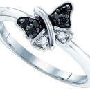 0.11CTW-DIA BUTTERFLY RING