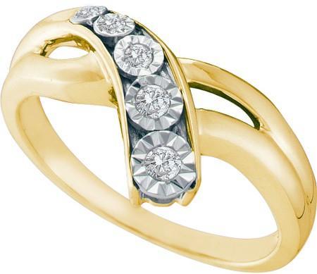 0.12CTW DIAMOND FASHION RING