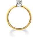 .50 CT Diamond Solstice Solitaire with Bombé Shank 14k Yellow Gold Ring
