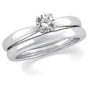 .50 CT Diamond Solstice Solitaire with Bombé Shank 14k Yellow Gold Ring