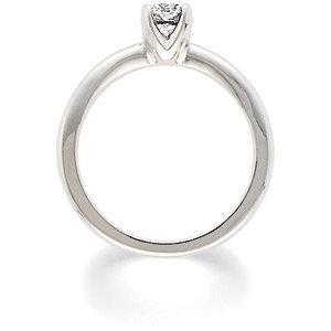 .50 CT Diamond Solstice Solitaire with Bombé Shank 14k Yellow Gold Ring