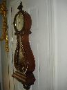 Late Federal Period Carved Mahogany Lyre Clock by David Wood, Newburyport, Massachusetts
