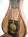 Late Federal Period Carved Mahogany Lyre Clock by David Wood, Newburyport, Massachusetts
