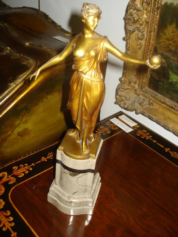 Gilt Bronze Sculpture by Hans Keck, Berlin, Circa 1915