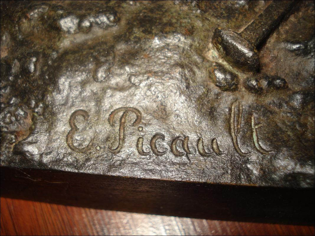 Late Nineteenth to Early Twentieth Century French Industrial Bronze By Emile Louis Picault