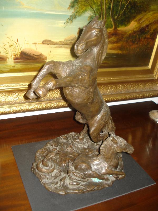 American Twentieth Century Western Bronze Sculpture