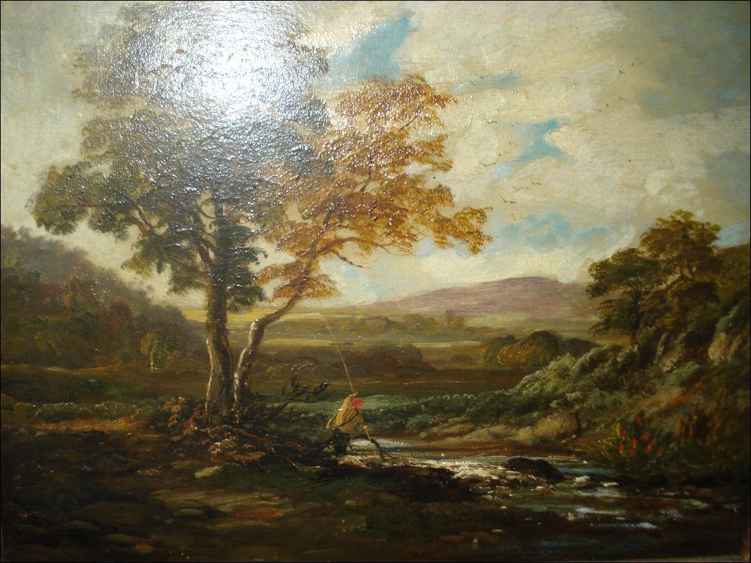 Nineteenth Century Oil On Canvas By Hermann August Philips,