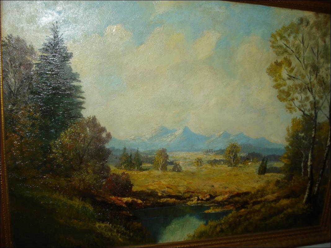 Oil On Board, Unsigned, att. Ernst Huber, Austrian,