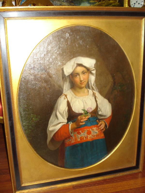 Oil On Canvas, Nineteenth Century, Signed, Italian,