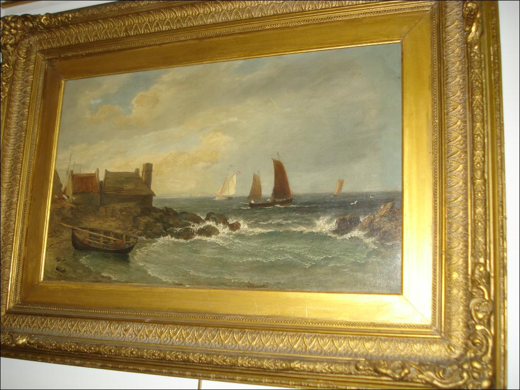 Nineteenth Century British Oil On Canvas by Edmund Thorton Crawford,