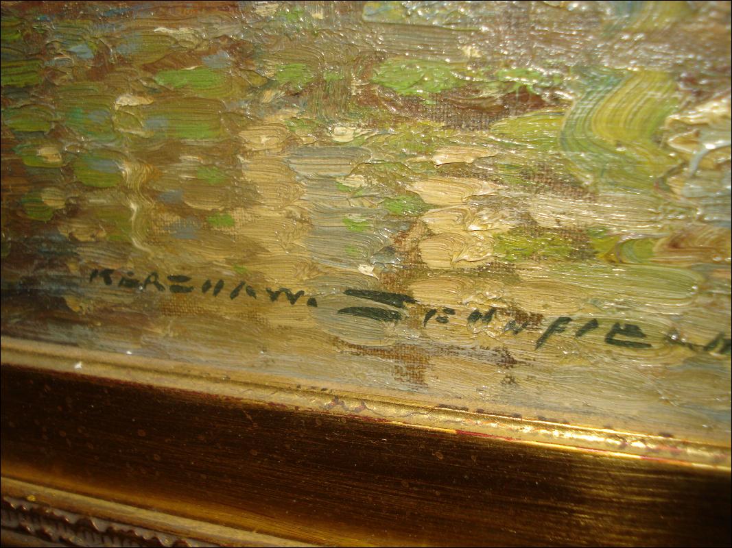 Large Early Twentieth Century Oil On Canvas by Kershaw Schofield, British Artist,