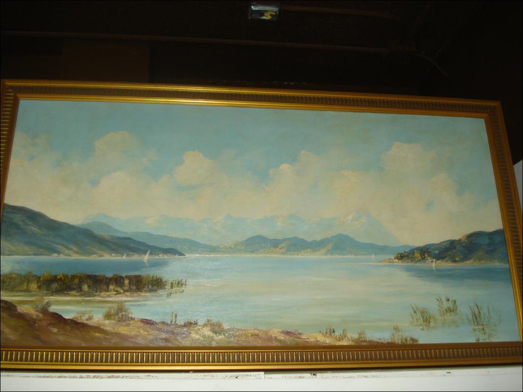 Large Oil On Board signed Huber (Ernst Huber, Austrian, 1895-1960),