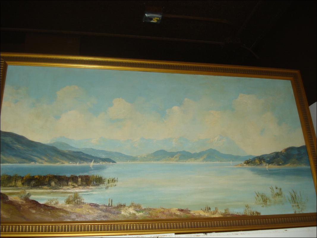 Large Oil On Board signed Huber (Ernst Huber, Austrian, 1895-1960),