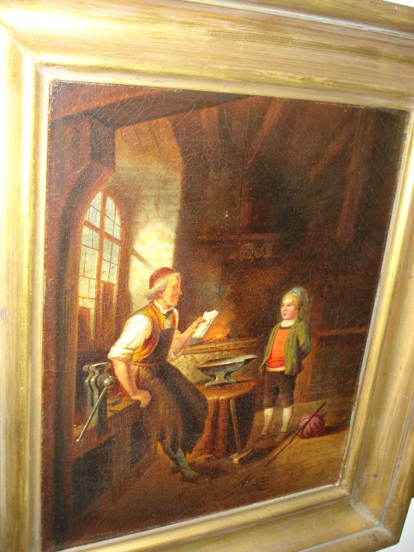 Eighteenth Century Or Earlier Oil On Canvas, Unsigned,