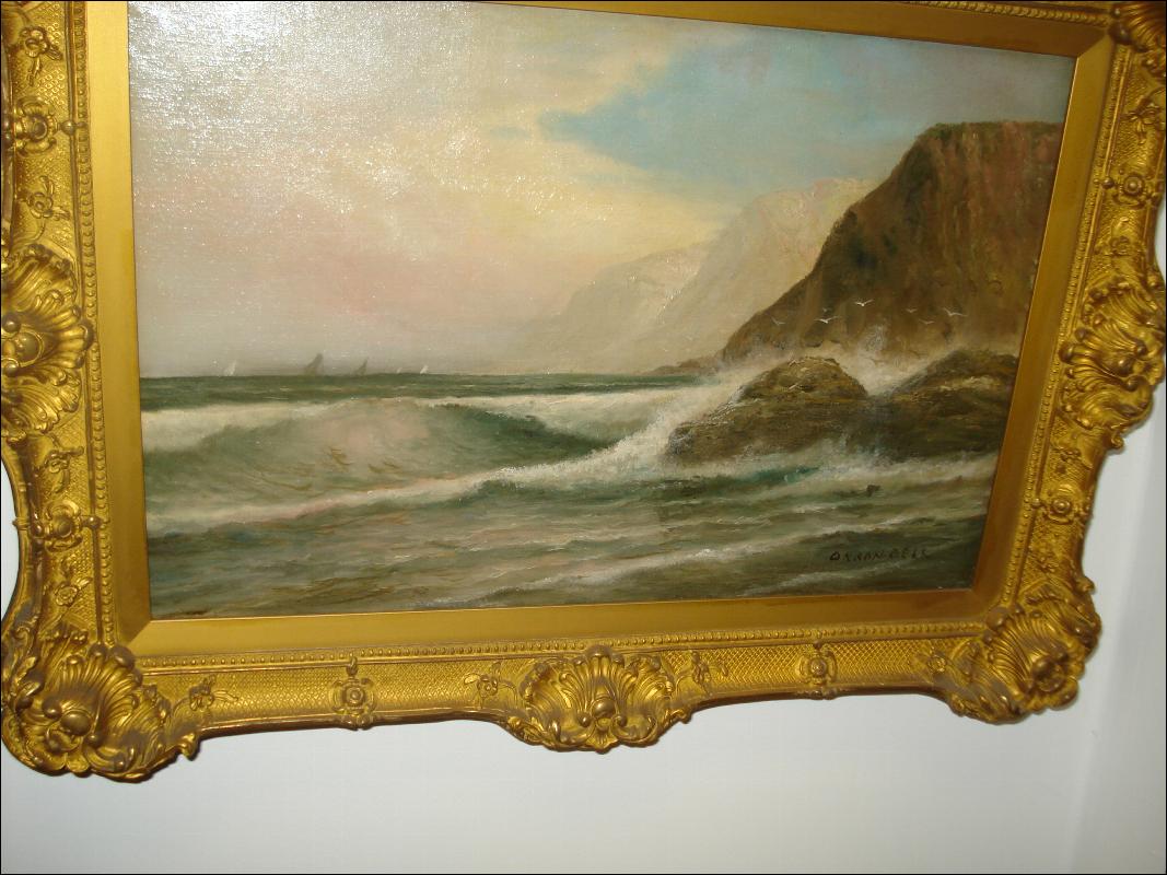 Oil on Canvas Signed Orson Bell, Eoropean, Nineteenth Century