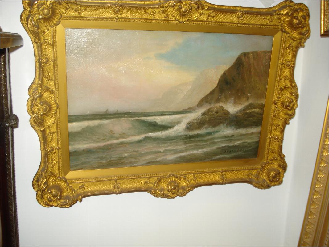 Oil on Canvas Signed Orson Bell, Eoropean, Nineteenth Century