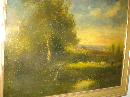Oil Painting On Canvas Attributed To George Inness, American, Nineteenth Century,