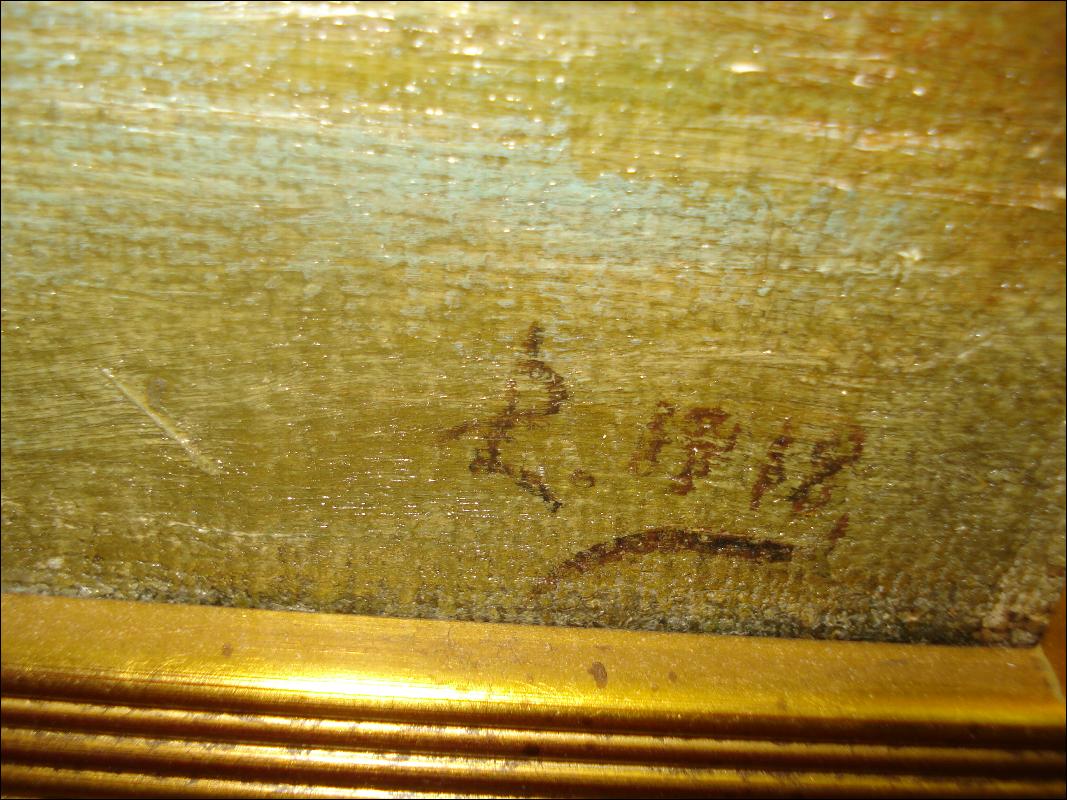 Early Twentieth Century Oil On Canvas, Signed,