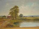 Nineteenth Century Oil On Canvas Signed A. Perrin (Alfred Feyen Perrin), British,