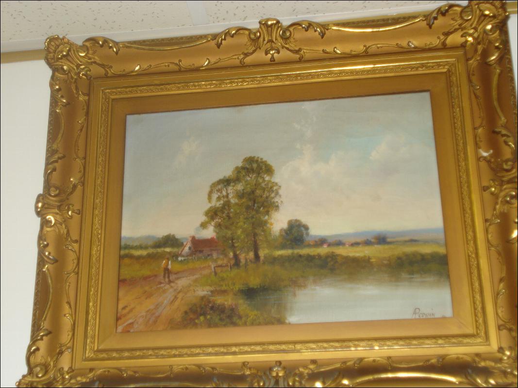 Nineteenth Century Oil On Canvas Signed A. Perrin (Alfred Feyen Perrin), British,