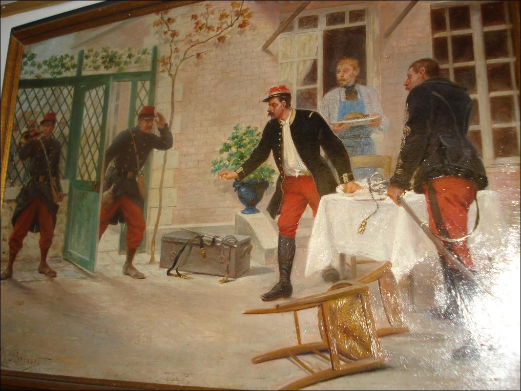 Nineteenth Century Oil On Board by Emile Brisset, French,