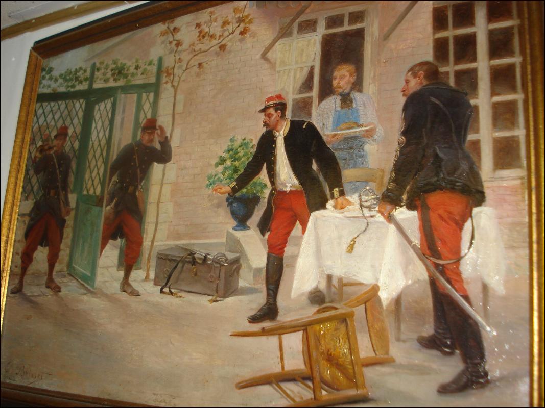 Nineteenth Century Oil On Board by Emile Brisset, French,