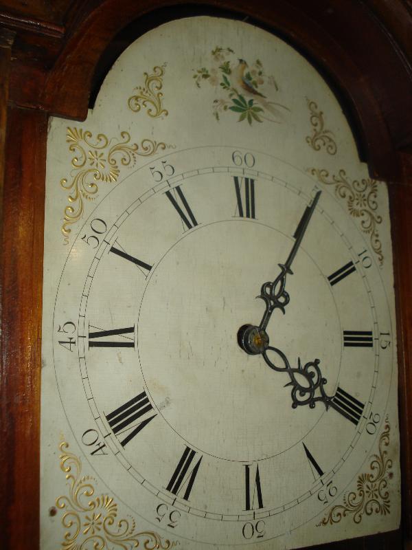 Early Nineteenth Century American Wood Works Tallcase Clock Attributed to Riley Whiting, Winchester, Connecticut