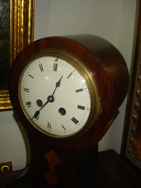 Late Nineteenth Century French Balloon Styled Mantel Clock