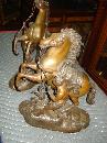 Nineteenth Century French Bronze Marly Horses (Pair)