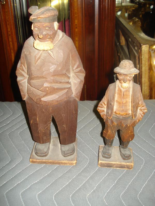 Early Twentieth Century Wood Carvings, Canadian, Folk Art