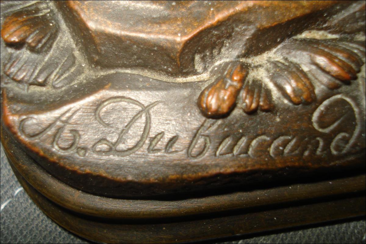 French Bronze, Nineteenth Century by Alfred Dubucand,