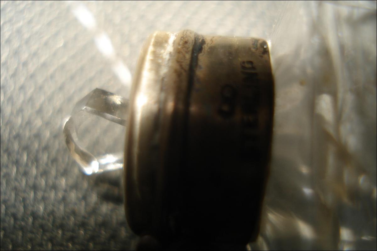 Late Nineteenth Century To Early Twentieth Century Baccaret Quality Perfume Bottle With Sterling Cap