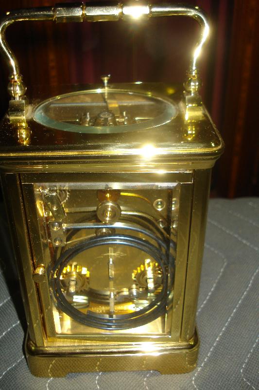 French Carriage Clock, Twentieth Century, Time, Strike, Repeat And Alarm