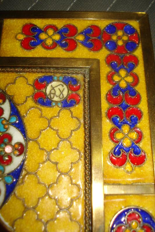 Early Twentieth Century Greek Orthodox Cloisonne Icon