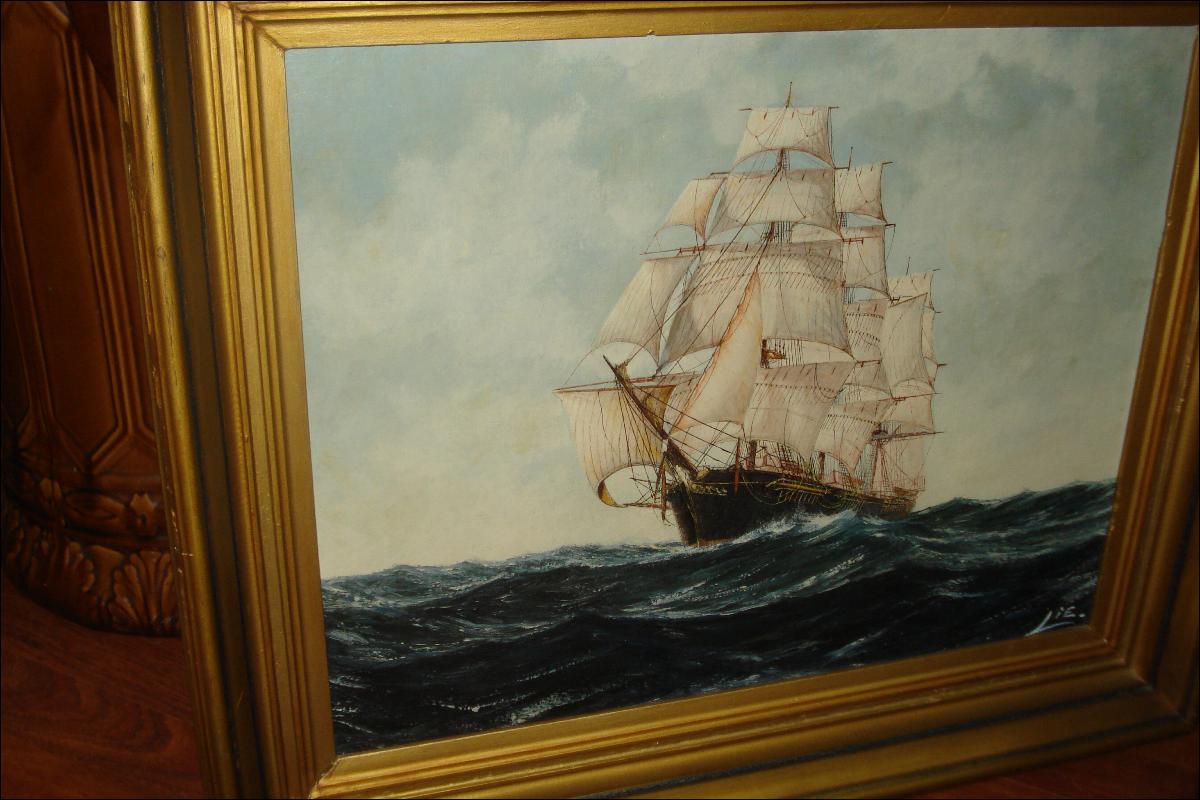 Oil On Board Signed
