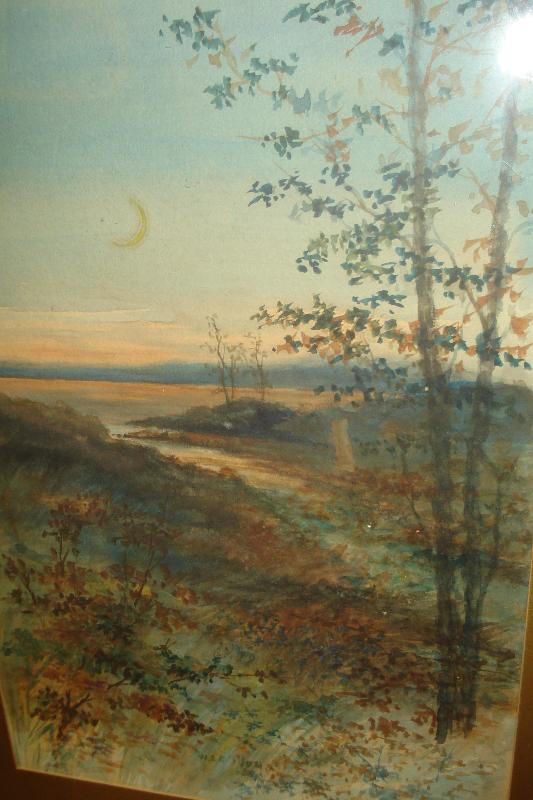 Early Twentieth Century Watercolor Signed W. S. E.,