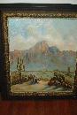 Early Twentieth Century American Western Oil On Canvas, Signed,